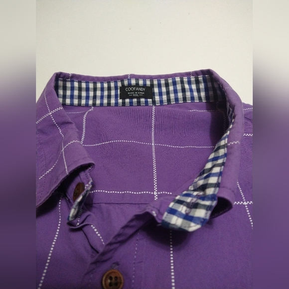 Goof Andy Men's Button Down Long Sleeve Shirt Size XXL #M-111 - Picture 7 of 9